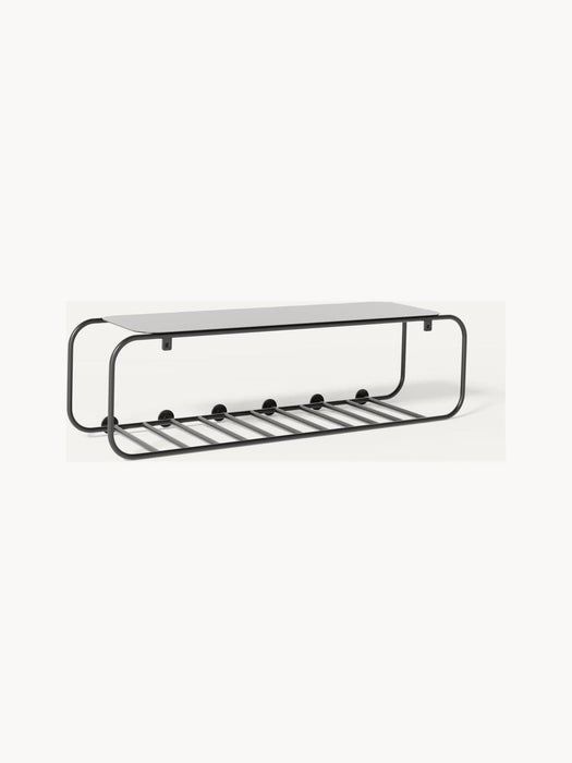 Nash Metal Wall-Mounted Coat Rack