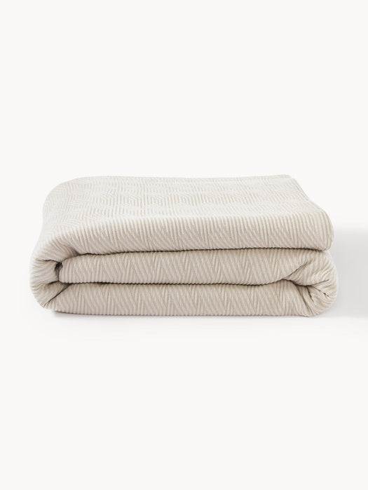 Ebony Cotton Bedspread