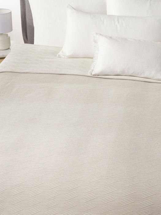 Ebony Cotton Bedspread