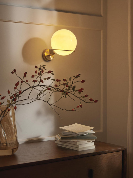 Carey Glass Ball Wall Lamp