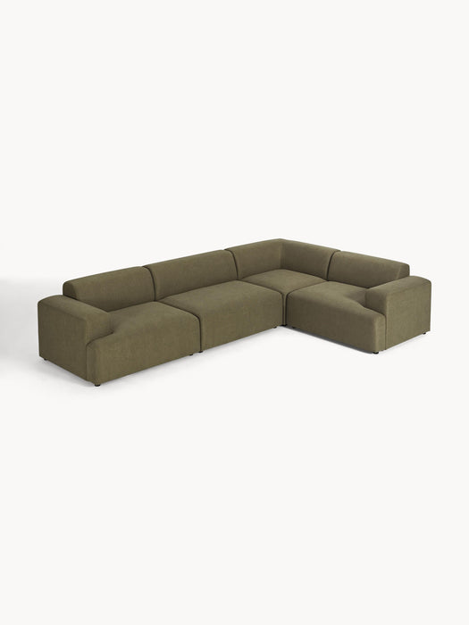 Large Corner Sofa Melva 4-seater