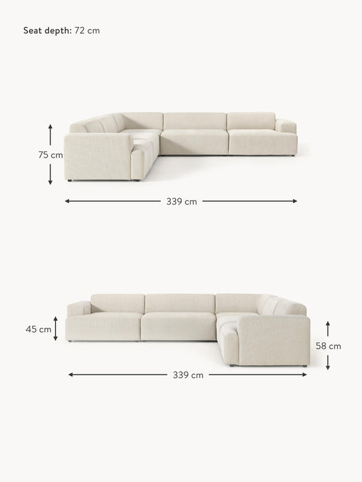 Corner Sofa Melva 4-seater
