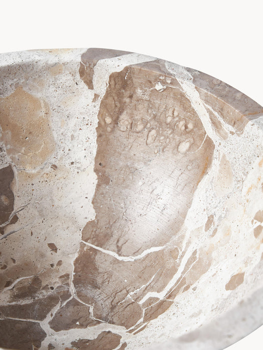 Marble Decorative Bowl Fossil H 15 cm