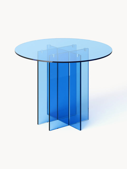 Anouk Round Glass Dining Table, in various sizes