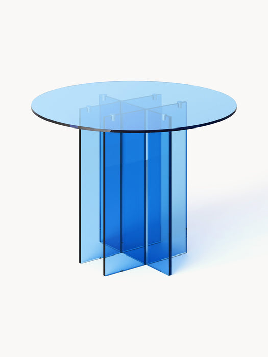 Round Glass Dining Table Anouk in various sizes