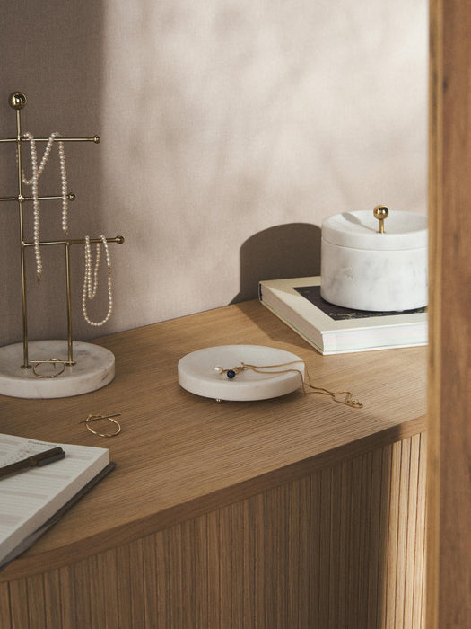 Selina Marble Jewellery Box with Lid