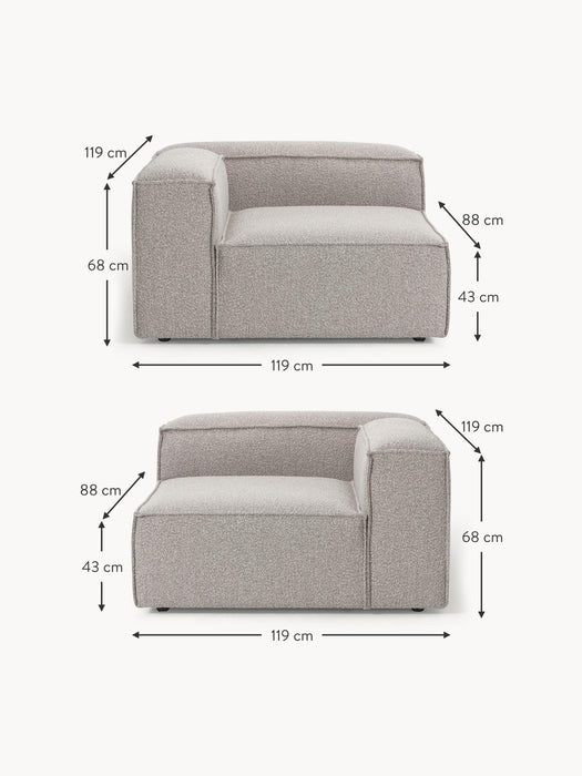 Boucl Modular Sofa Lennon 3-seater