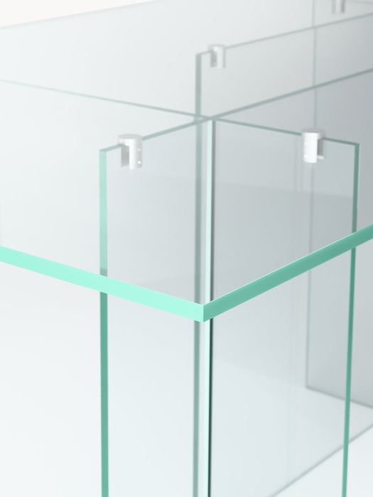 Anouk Glass Dining Table, 180 x 90 cm