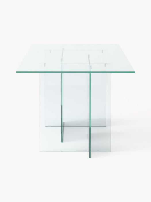 Anouk Glass Dining Table, 180 x 90 cm