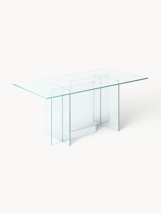 Anouk Glass Dining Table, 180 x 90 cm