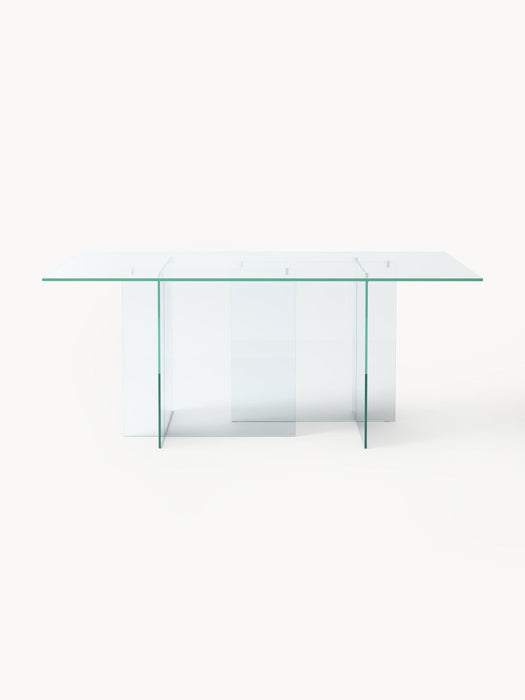 Anouk Glass Dining Table, 180 x 90 cm