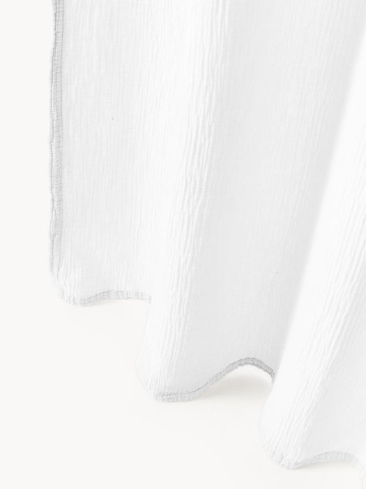 Malvina Sheer Muslin Rod Pocket Curtains, Set of 2, W 130 cm