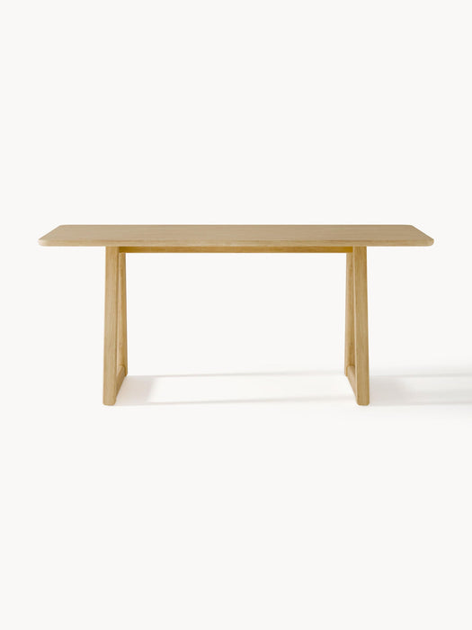 Nik Oak Wood Dining Table, in various sizes