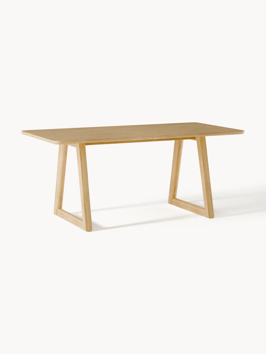 Nik Oak Wood Dining Table, in various sizes