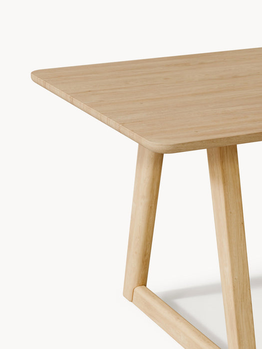 Nik Oak Wood Dining Table, in various sizes