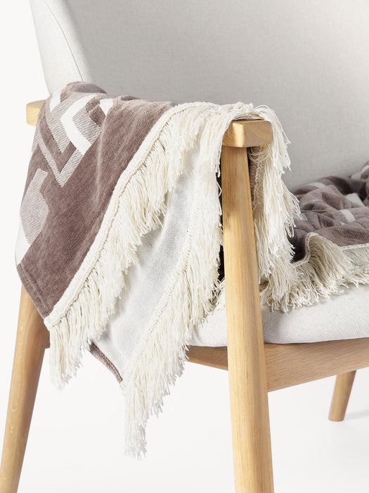 Fran Throw with Fringes