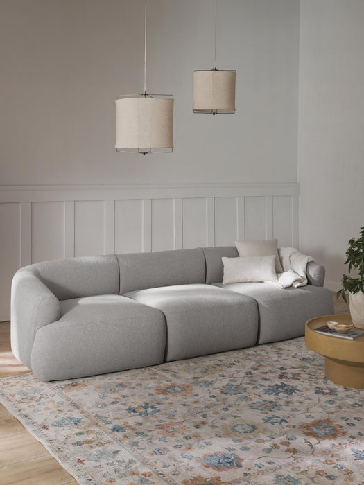 Modular Boucl Sofa Sofia 3-seater