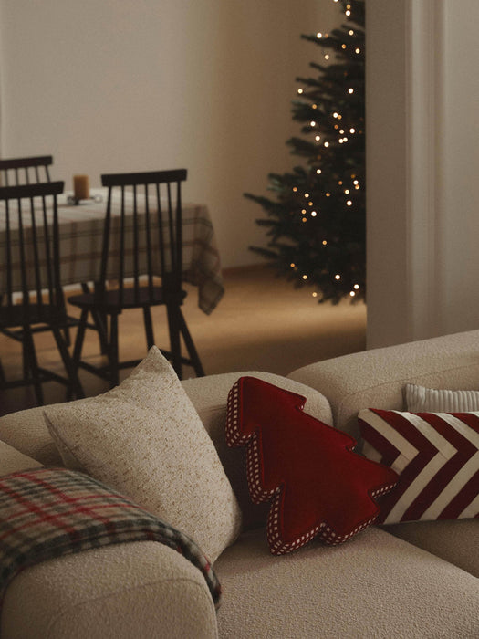 Ziva Velvet Christmas Tree Decorative Cushion
