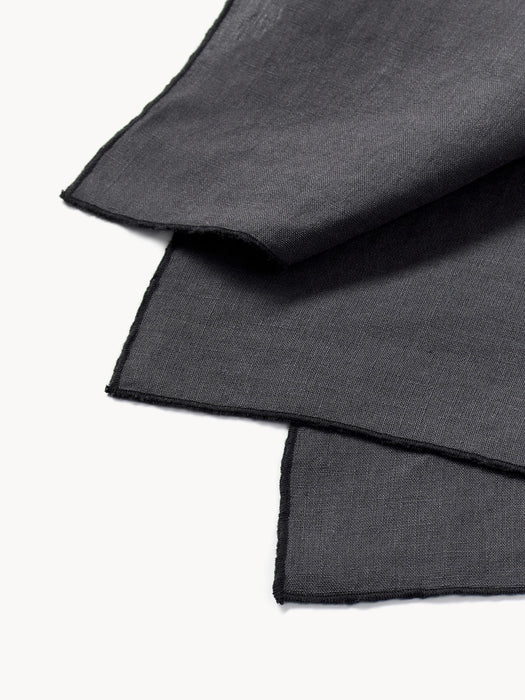 Linen Napkins Kennedy with Decorative Edging Set of 4