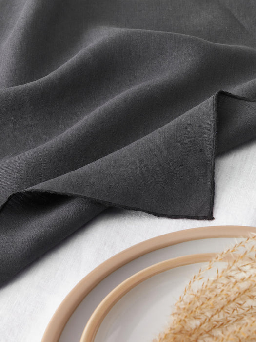 Linen Napkins Kennedy with Decorative Edging Set of 4