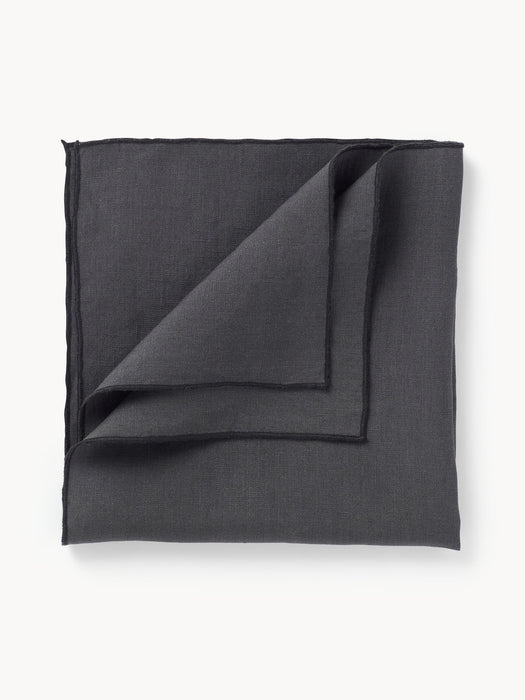 Linen Napkins Kennedy with Decorative Edging Set of 4