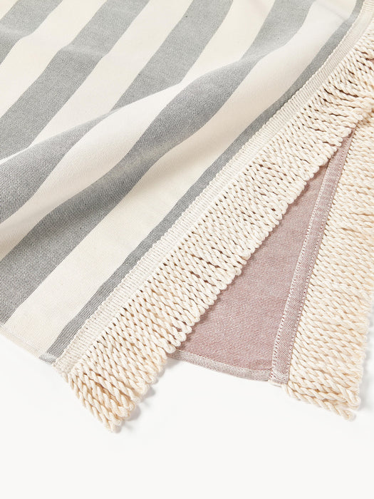 Striped Hammam Towel Priya with Fringes