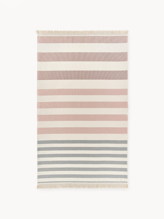 Striped Hammam Towel Priya with Fringes