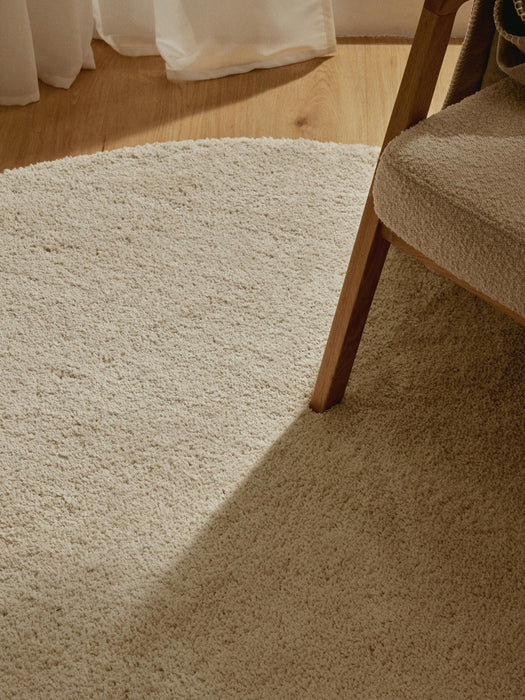 Leighton Round Fluffy High-Pile Rug