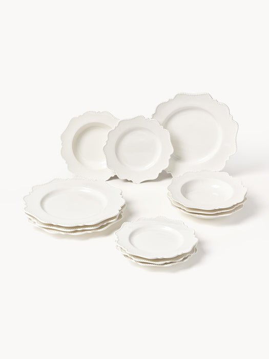 Porcelain Tableware Set Grace 4 People Set of 12