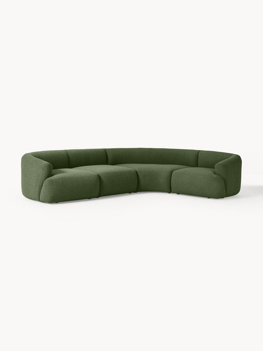 Modular Boucl Corner Sofa Sofia 4-seater