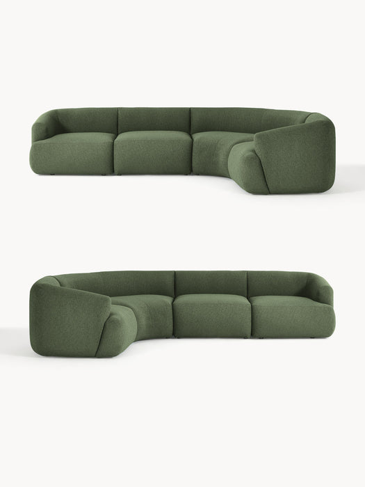 Modular Boucl Corner Sofa Sofia 4-seater