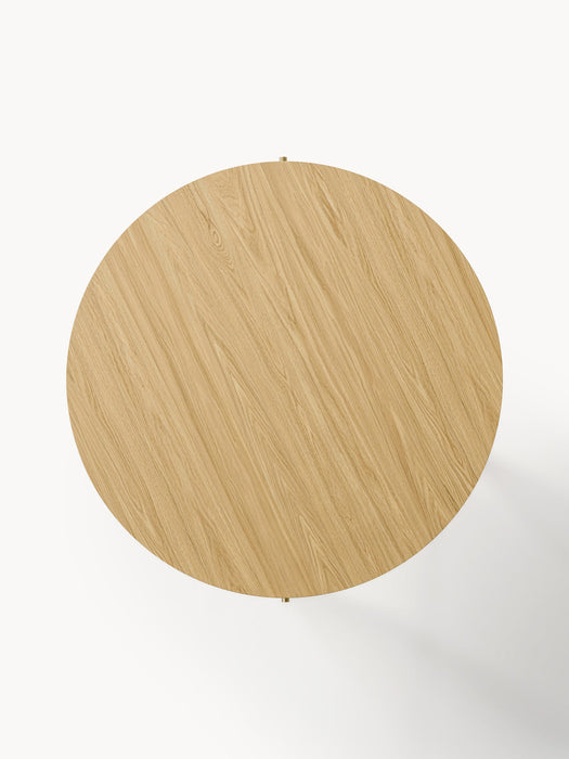 Calary Round Dining Table with Storage Space, in various sizes