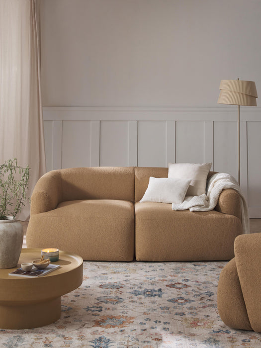 Modular Boucl Sofa Sofia 2-seater
