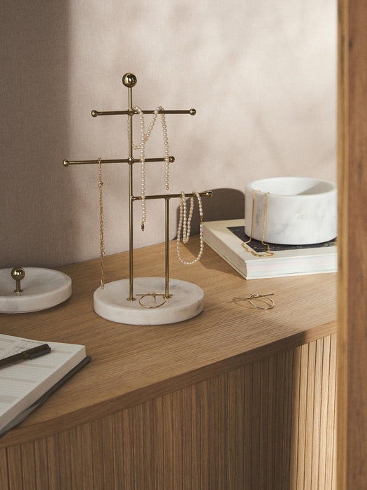 Selina Jewellery Holder with Marble Base