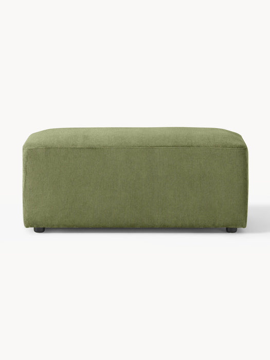 Corduroy Ottoman Melva W 99xD 42 cm
