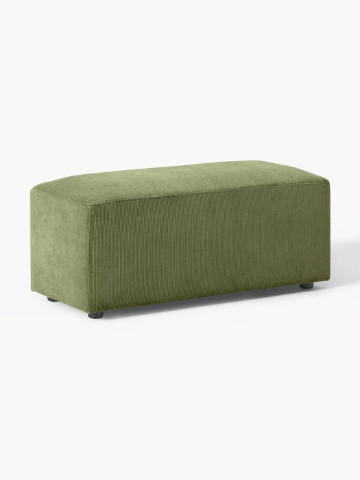 Corduroy Ottoman Melva W 99xD 42 cm
