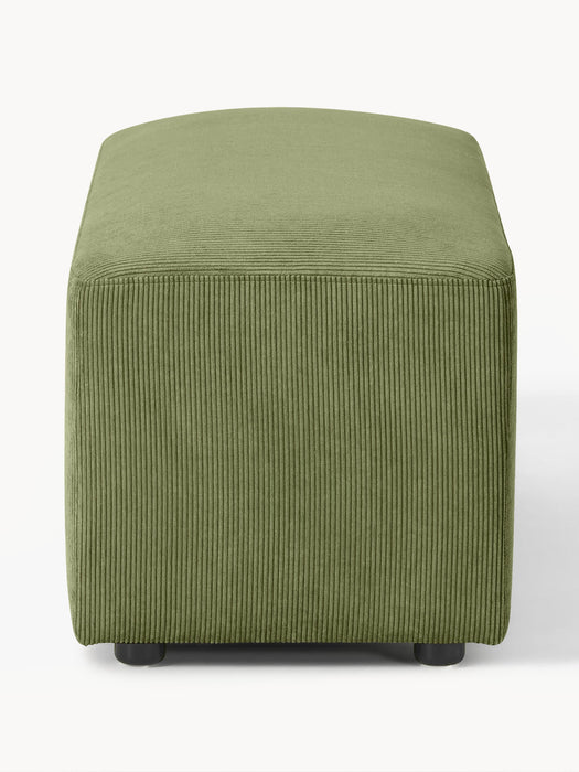 Corduroy Ottoman Melva W 99xD 42 cm