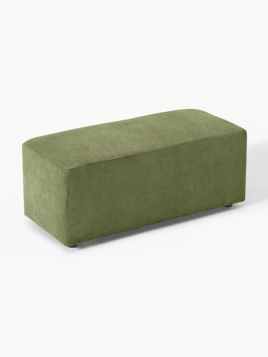 Corduroy Ottoman Melva W 99xD 42 cm