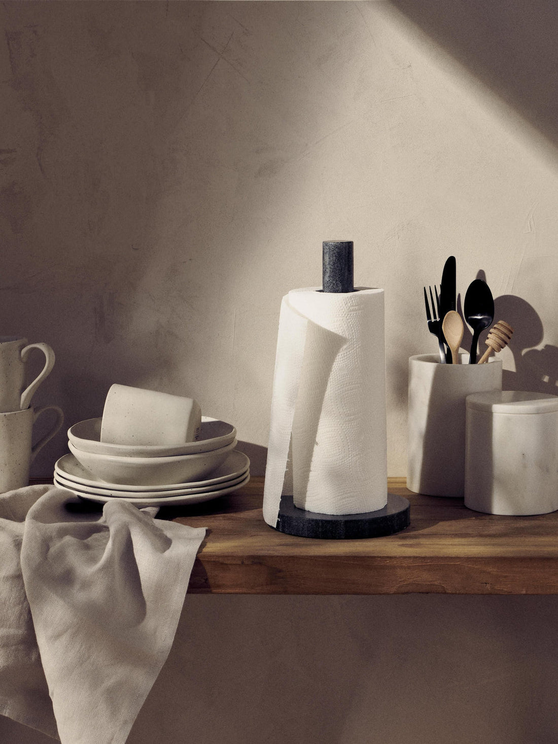 Agata Marble Kitchen Roll Holder