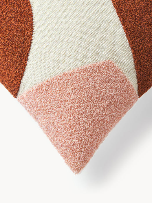 Cotton Cushion Cover Nomi with Abstract Decoration