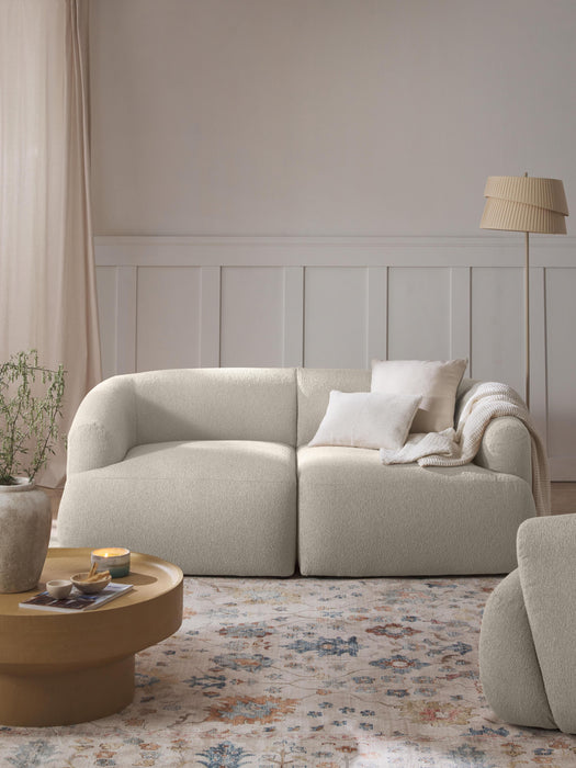 Modular Boucl Sofa Sofia 2-seater