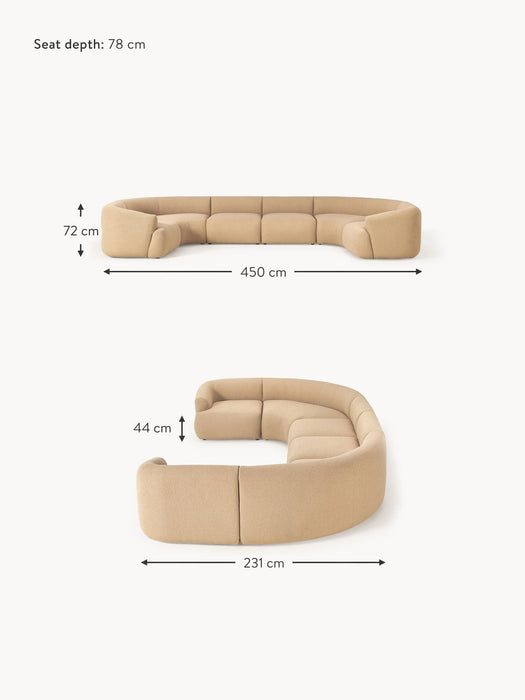 XL Modular Boucl Sofa Sofia