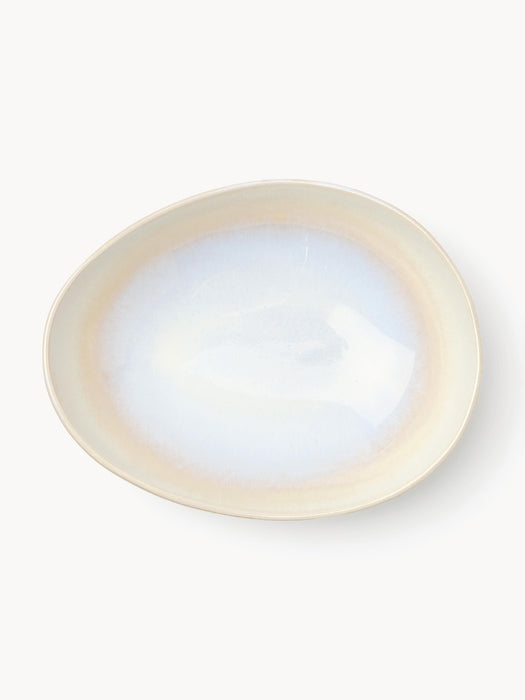 Handmade Reactive Glaze Tableware Set Alcina 4 people Set of 12