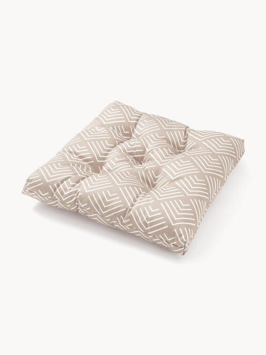 Milano Outdoor Seat Cushion with Graphic Pattern