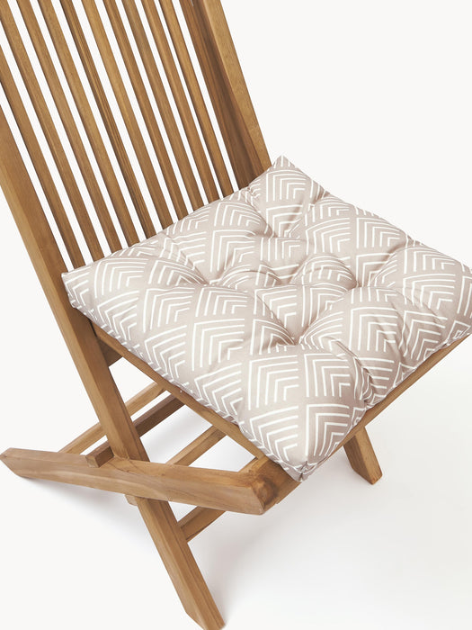 Outdoor Seat Cushion Milano with Graphic Pattern