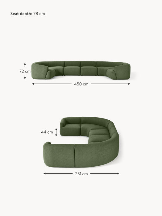 XL Modular Boucl Sofa Sofia
