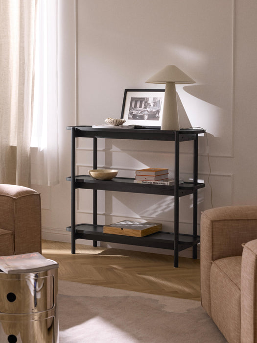 Low Wooden Shelving Unit Libby