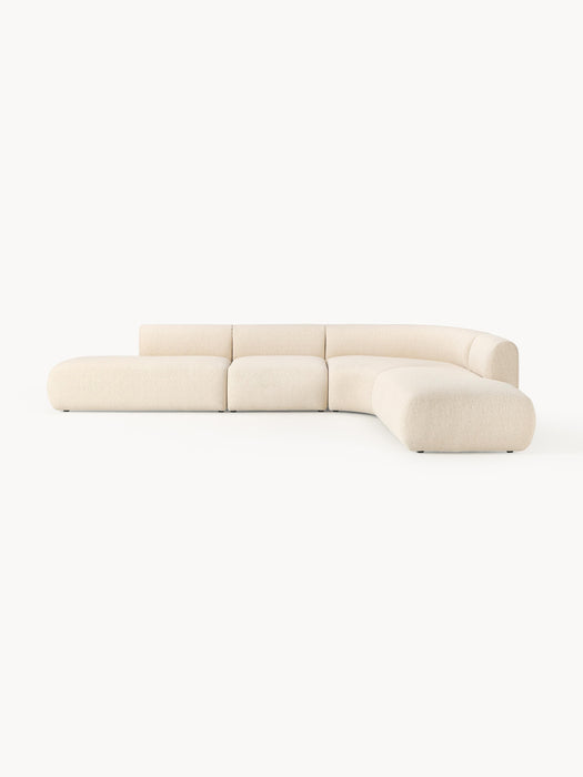 XL Modular Boucl Corner Sofa Sofia