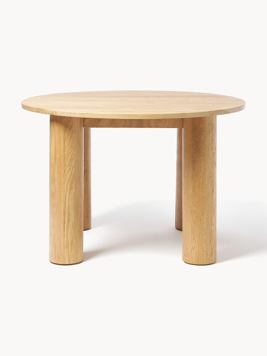 Ohana Round Oak Wood Dining Table, Ã 120 cm