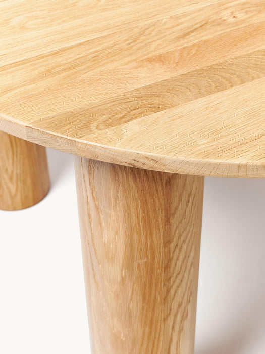 Ohana Round Oak Wood Dining Table, Ã 120 cm